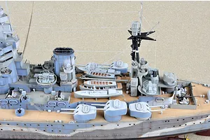 Trumpeter 1/200 HMS Rodney Battleship Plastic Model Kit image 24648