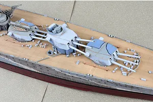 Trumpeter 1/200 HMS Rodney Battleship Plastic Model Kit image 24651