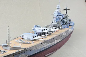 Trumpeter 1/200 HMS Rodney Battleship Plastic Model Kit image 24653