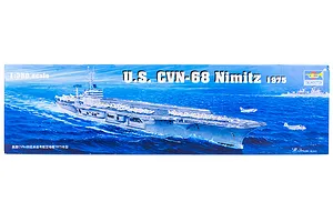 Trumpeter 1/350 U.S. CVN-68 Nimitz 1975 Aircraft Carrier Scaled Plastic Model Kit image 24723