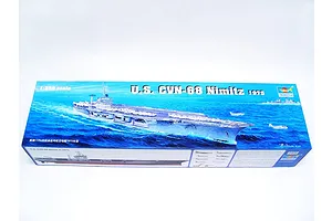 Trumpeter 1/350 U.S. CVN-68 Nimitz 1975 Aircraft Carrier Scaled Plastic Model Kit image 24725