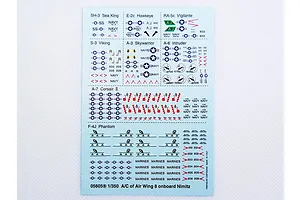 Trumpeter 1/350 U.S. CVN-68 Nimitz 1975 Aircraft Carrier Scaled Plastic Model Kit image 24726