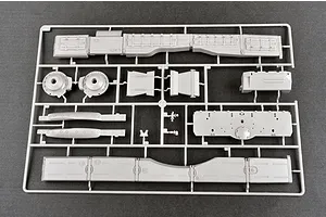 Trumpeter 1/16 Russian T-72B Main Battle Tank Scaled Plastic Model Kit image 24772