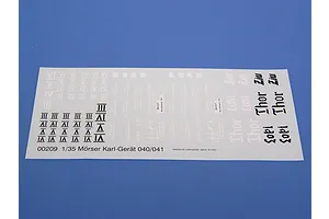 Trumpeter 1/35 German Morser Karl Great 040/041 Self-Propelled w/ Railway Transport Carrier Gun Scaled Plastic Model Kit image 24788