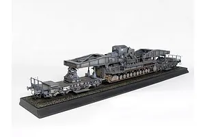 Trumpeter 1/35 German Morser Karl Great 040/041 Self-Propelled w/ Railway Transport Carrier Gun Scaled Plastic Model Kit image 24799