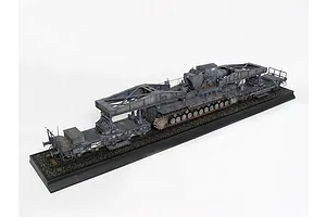 Trumpeter 1/35 German Morser Karl Great 040/041 Self-Propelled w/ Railway Transport Carrier Gun Scaled Plastic Model Kit image 24800