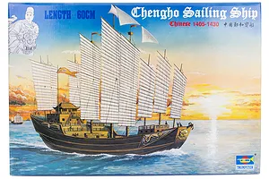 Trumpeter 1/72 Chinese Chengho Sailing Ship Plastic Model Kit image 24931