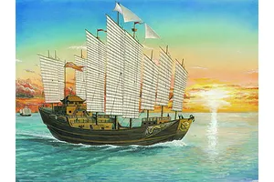 Trumpeter 1/72 Chinese Chengho Sailing Ship Plastic Model Kit image 24932