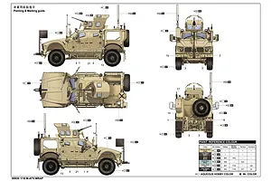 Trumpeter 1/16 U.S. M-ATV MRAP Scaled Plastic Model Kit image 24961