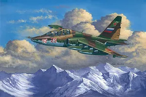 Trumpeter 1/32 Su-25UB Frogfoot B Jet Scaled Plastic Model Kit image 24978