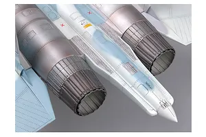 Trumpeter 1/32 Su-27UB Flanker-C Fighter Jet Scaled Plastic Model Kit image 25067
