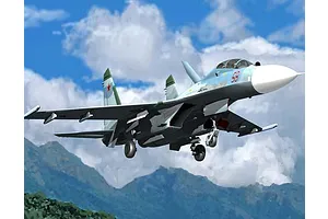 Trumpeter 1/32 Su-27UB Flanker-C Fighter Jet Scaled Plastic Model Kit image 25081
