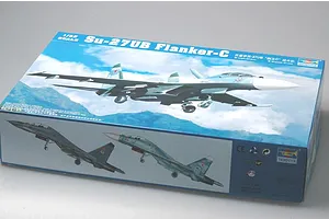 Trumpeter 1/32 Su-27UB Flanker-C Fighter Jet Scaled Plastic Model Kit image 25083