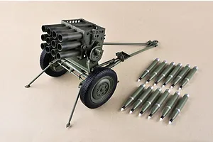 Trumpeter 1/6 Type 63 107mm Rocket Launcher Scaled Plastic Model Kit image 25085