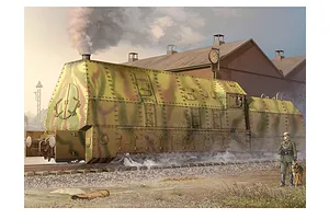 Trumpeter 1/35 German Panzerlok Baureine Armoured 57 Locomotive Scaled Plastic Model Kit image 25233