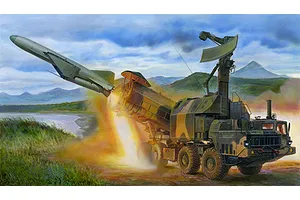 Trumpeter 1/35 Russian 4K51 Rubezh Coastal ASM w/ P-15 Scaled Plastic Model Kit image 25265