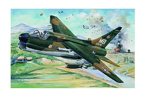 Trumpeter 1/32 USAF A-7D Corsair II Jet Scaled Plastic Model Kit image 25364