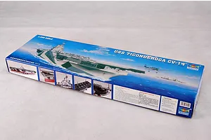 Trumpeter 1/350 USS Ticonderoga CV-14 Aircraft Carrier Plastic Model Kit image 25388