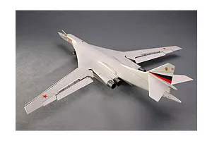 Trumpeter 1/72 TU-160 Blackjack Bomber Jet Scaled Plastic Model Kit image 25400