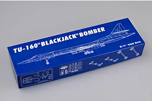 Trumpeter 1/72 TU-160 Blackjack Bomber Jet Scaled Plastic Model Kit image 25402