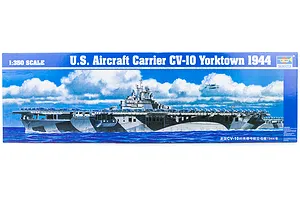 Trumpeter 1/350 U.S. CV-10 Yorktown 1944 Aircraft Carrier Plastic Model Kit image 25415