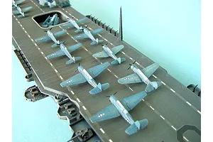 Trumpeter 1/350 U.S. CV-10 Yorktown 1944 Aircraft Carrier Plastic Model Kit image 25423