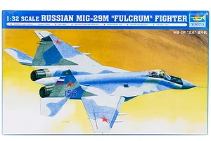 Trumpeter 1/32 Russian MIG-29M Fulcrum Fighter Jet Scaled Plastic Model Kit image 25427