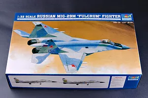 Trumpeter 1/32 Russian MIG-29M Fulcrum Fighter Jet Scaled Plastic Model Kit image 25429