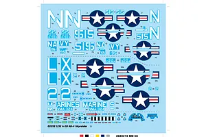 Trumpeter 1/32 A-1D AD-4 Skyraider Bomber Scaled Plastic Model Kit image 25465