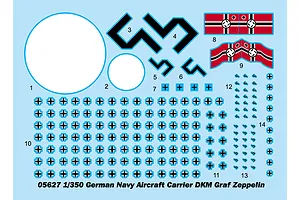 Trumpeter 1/350 German DKM Graf USS Zeppelin Aircraft Carrier Scaled Plastic Model Kit image 25546