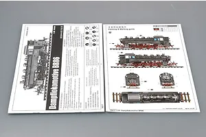 Trumpeter 1/35 Dampflokomotive BR86 Locomotive Scaled Plastic Model Kit image 25555