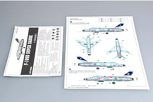 Trumpeter 1/32 North American F-100D Super Sabre Fighter Jet Scaled Plastic Model Kit image 25590