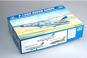 Trumpeter 1/32 North American F-100D Super Sabre Fighter Jet Scaled Plastic Model Kit image 25594