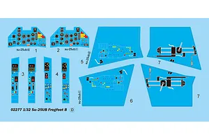 Trumpeter 1/32 EF-2000B Typhoon Eurofighter Jet Scaled Plastic Model Kit image 25609