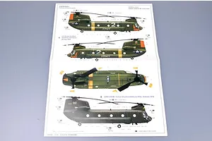 Trumpeter 1/35 CH-47A Chinook Helicopter Scaled Plastic Model Kit image 25659