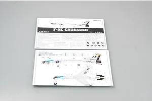 Trumpeter 1/32 F-8E Crusader Jet Scaled Plastic Model Kit image 25688