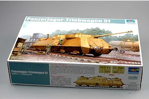 Trumpeter 1/35 German Panzerjager Triebwagen 51 Armoured Train Scaled Plastic Model Kit image 25717