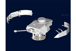 Trumpeter 1/35 German Panzerjager Triebwagen 51 Armoured Train Scaled Plastic Model Kit image 25728