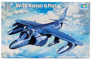 Trumpeter 1/32 AV-8B Harrier II Plus Jet Scaled Plastic Model Kit image 25747