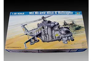 Trumpeter 1/35 Mil MI-24V Hind-E Helicopter Scaled Plastic Model Kit image 25785