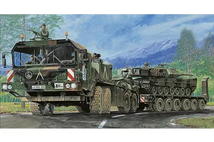 Trumpeter 1/35 German Faun SLT-56 Tank Transporter Truck Scaled Plastic Model Kit image 25839