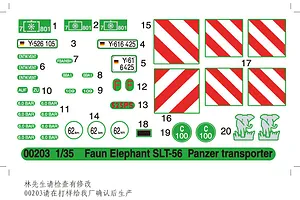 Trumpeter 1/35 German Faun SLT-56 Tank Transporter Truck Scaled Plastic Model Kit image 25840