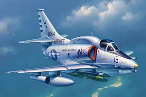 Trumpeter 1/32 A-4M Skyhawk Jet Scaled Plastic Model Kit image 25863