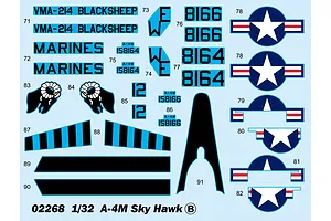 Trumpeter 1/32 A-4M Skyhawk Jet Scaled Plastic Model Kit image 25864
