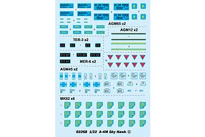 Trumpeter 1/32 A-4M Skyhawk Jet Scaled Plastic Model Kit image 25866