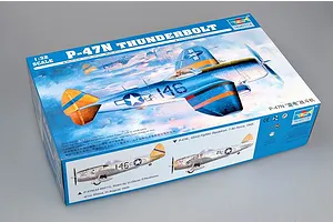 Trumpeter 1/32 P-47N Thunderbolt Fighter Scaled Plastic Model Kit image 25917