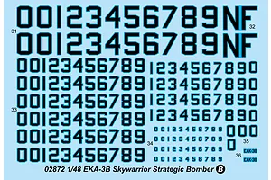 Trumpeter 1/48 EKA-3B Skywarrior Strategic Bomber Scaled Plastic Model Kit image 25932