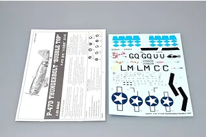 Trumpeter 1/32 P-47D Thunderbolt Bubbletop Fighter Scaled Plastic Model Kit image 25956