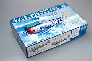 Trumpeter 1/32 P-47D Thunderbolt Bubbletop Fighter Scaled Plastic Model Kit image 25966