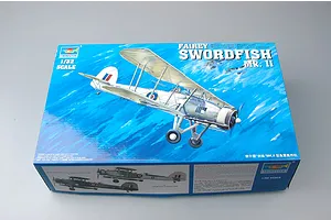 Trumpeter 1/32 Fairey Swordfish Mk. II Bomber Scaled Plastic Model Kit image 25974